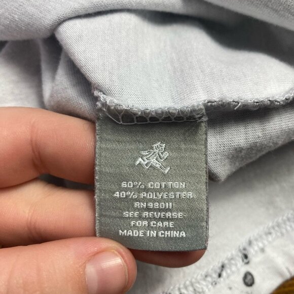 Play Cloths Our Gang T-Shirt Men's 2XL Ink Splatter White Black Red Emblem - Picture 5 of 9